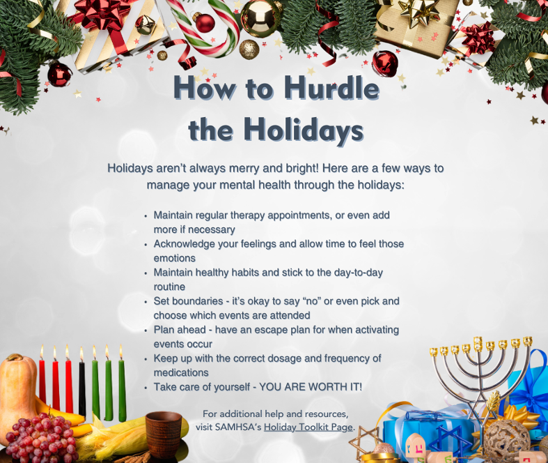 How to Hurdle the Holidays photo